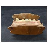 Old Baby Doll Cradle w/(5) Babies