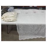 Curtain 55ï¿½x64", King Size Sheet & (2) Throw