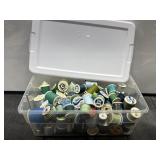 13"x8"x4.5" Sterilite Storage Bin with Thread