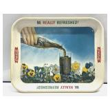 Coca-Cola BE REALLY REFRESHED! Metal Serving Tray