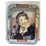 1950s Coca Cola Serving Tray-Menu Girl -