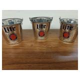 Miller Lite 7" Metal Buckets