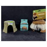 (3) Hamster Hideaway For Small Pets