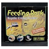 Feeding Rock Reptile Cricket Feeder