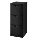 IKEA PS/ERIK Black Filing Cabinet
