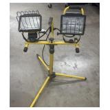 Yellow Dual-Head 1000-Watt Work Light
