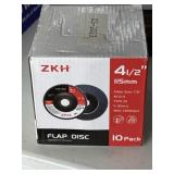 NIB ZKH Brand Flap Disc 4-1/2 inch (115mm)