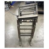 1896 Antique Wood WRINGER WASHER Folding Double