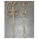 (2) VTG Rug Beaters 28"