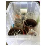 Bin with Mixed Hardware Fasteners