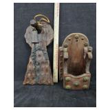 Old Mail Holder + Bell Key Holder