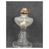 Vintage Queen Anne No. 2 Clear Glass Pedestal