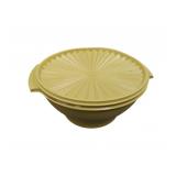 Tupperware Harvest Gold Large Servalier Container