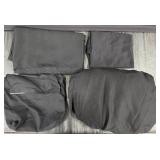 Black Twin Size Linen Bedding