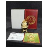 NIB Joan Rivers "The Time Piece" Egg in Blue