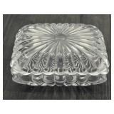 Clear Crystal Trinket Sunburst Box