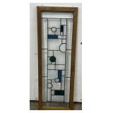Stained Glass Window Hanging 12.5"x 36"