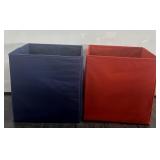 (2) Foldable Fabric Storage Cubes