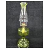 Antique Plume & Atwood Risdon Lime Green Glass