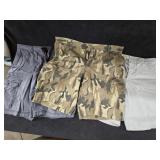 Sz 38 Mens Shorts- Izod, Dockers & Faded Glory