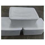 (3) Storage Bins