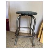 22' Vintage Industrial Style Bar Stool with a