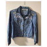 Sz: S Rhythm Denim Embroidered Jacket