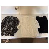 (3) Sz: S, Sleeve Shirts & Sleeve Less Shirt