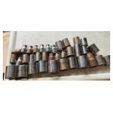 (35) Craftsman Metric Sockets 3/8' Drive