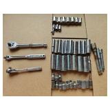 1/4' Drive Metric Sockets & Ratchets
