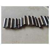 (14) Craftsman Metric Deep Sockets 3/8' Drive