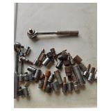 Asst. 3/8' Drive Sockets, Adapters, Ratchets