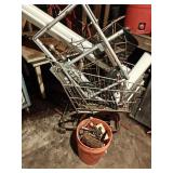Buggy & Bucket of Scrap Metal