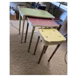1950s-60s Nesting Tables Featuring