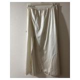 Vintage Side Slit & Lace Trim