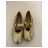 Sz: 7, Coast Shoes, Gold Dancing Shoes