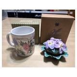 Both NIB Avon Mother's Day Mug & Violet Musical