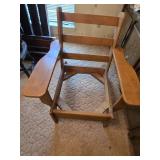1930s Cushman Colonial Creations Paddle Armchair