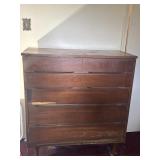 40.5'x18'x44.5' Highboy Dresser w/5 Drawers &