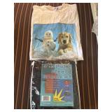Sz L T Shirt & New 45'x60ï¿½ Polar Fleece Blanket