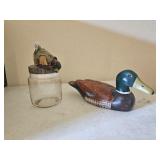 10' Wooden Hand Painted Mallard Folk Art Decoy