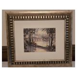 Framed & Matted 'Paris Evening' by Marilyn