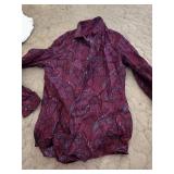 Sz Sm Tasso Elba Button Up Shirt
