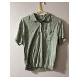 Sz: L, Polka Dots Pattern Shirt