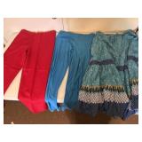 (3) Sz: M, Pants & Long Skirt