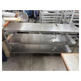 68"x18ï¿½x28ï¿½ 3 Tier Stainless Steel Aluminum Table