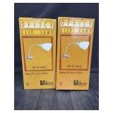 (2) NIB 24" Adesso Office Clip Lamps