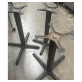 (3) 28" Commercial Restaurant Table Bases