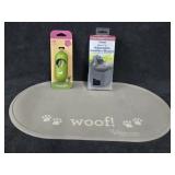 New 18"ï¿½11" Silicone Food Bowl Mat, XS Muzzle &
