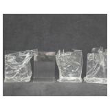(4) NEW 5x7 Clear Acrylic Sign Holders